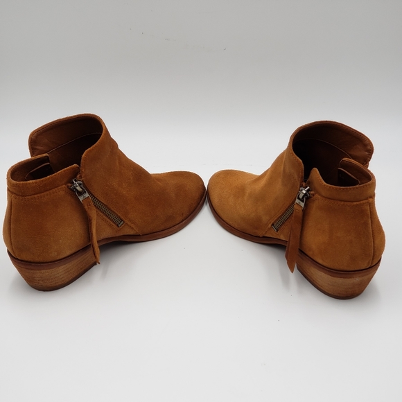 Sam Edelman Suede Ankle Boots with dual zip ankle Closures. Womens Size 7 - Picture 6 of 9